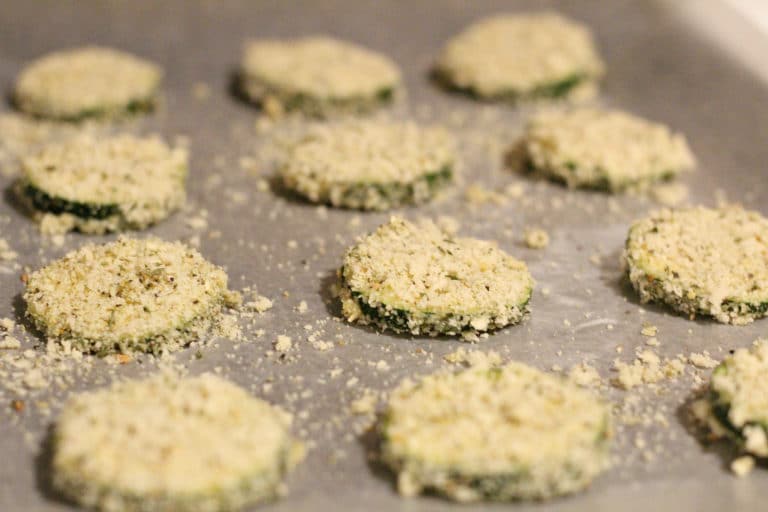 Spicy Baked Zucchini Chips My Heavenly Recipes