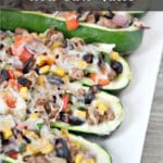 zucchini filled low carb tacos