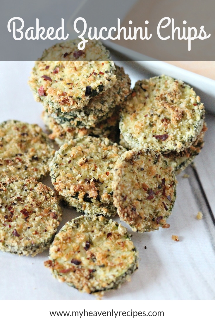 Spicy Baked Zucchini Chips