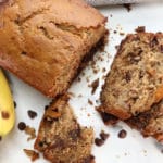 The Best Double Chocolate Chip Banana Bread Recipe + Video
