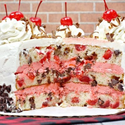 Cherry Garcia Chocolate cherry cake