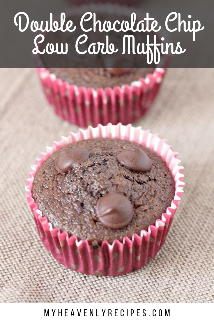Double Chocolate Chip Low Carb Muffins