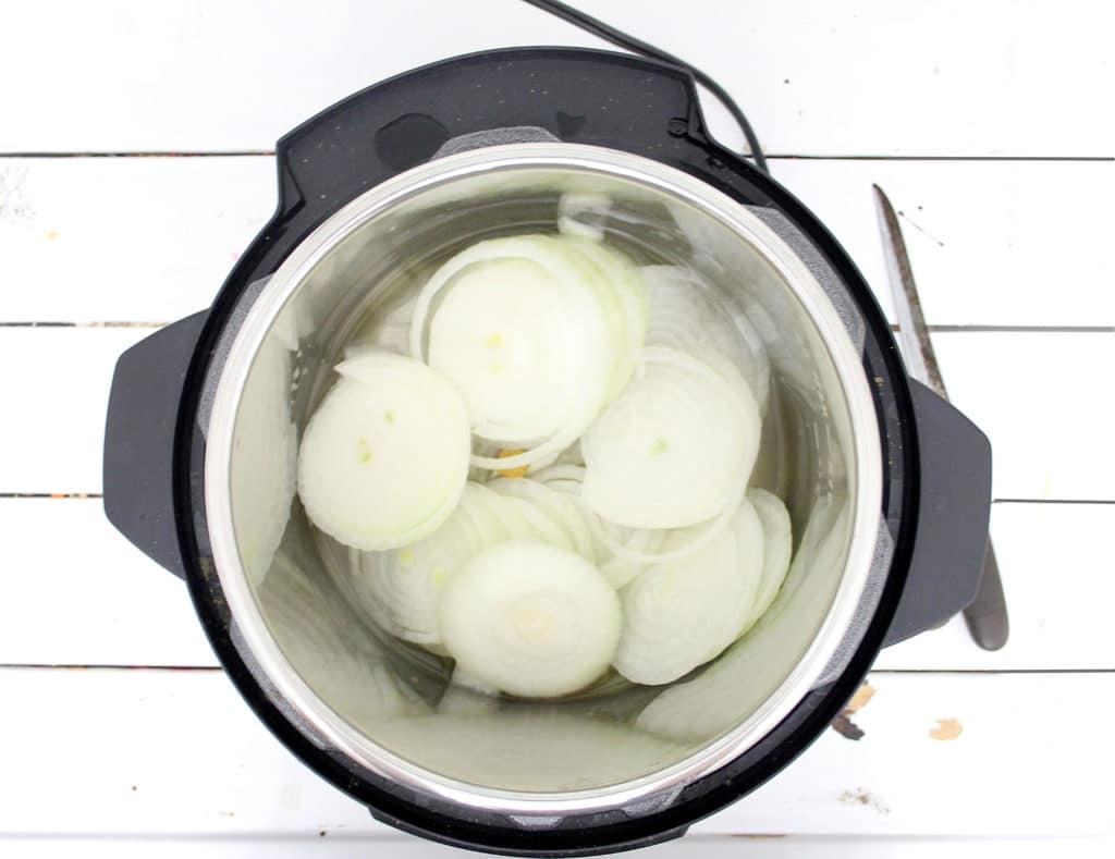 onions in an Instant Pot