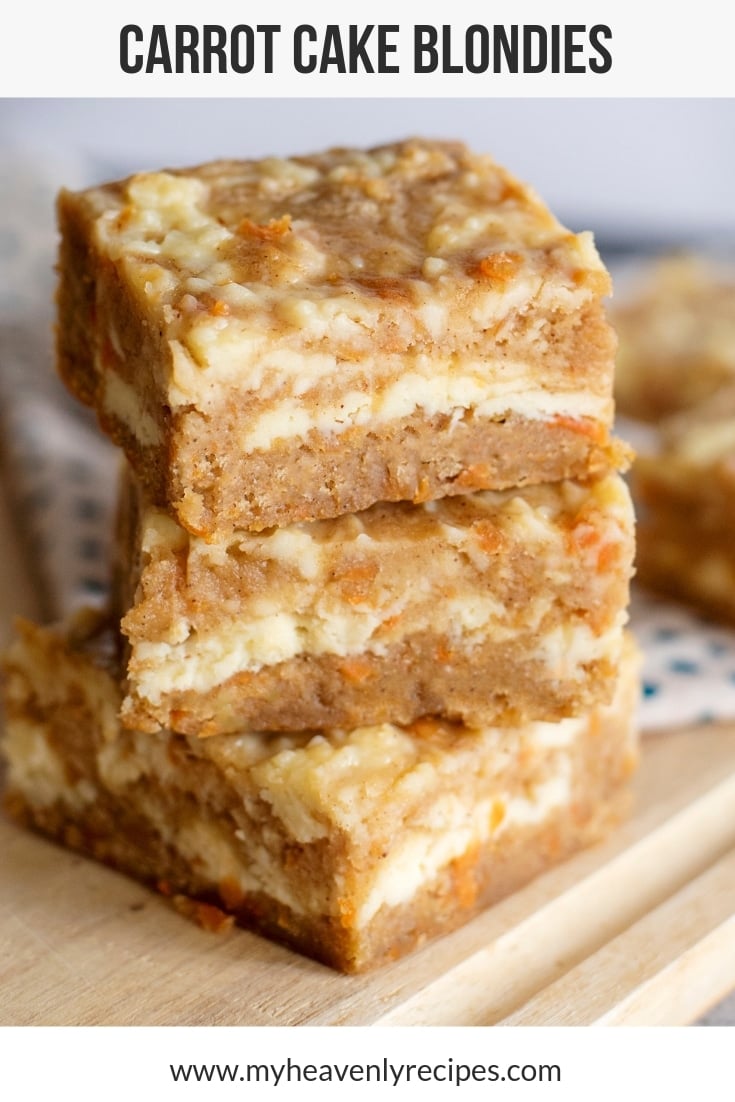 carrot cake blondies