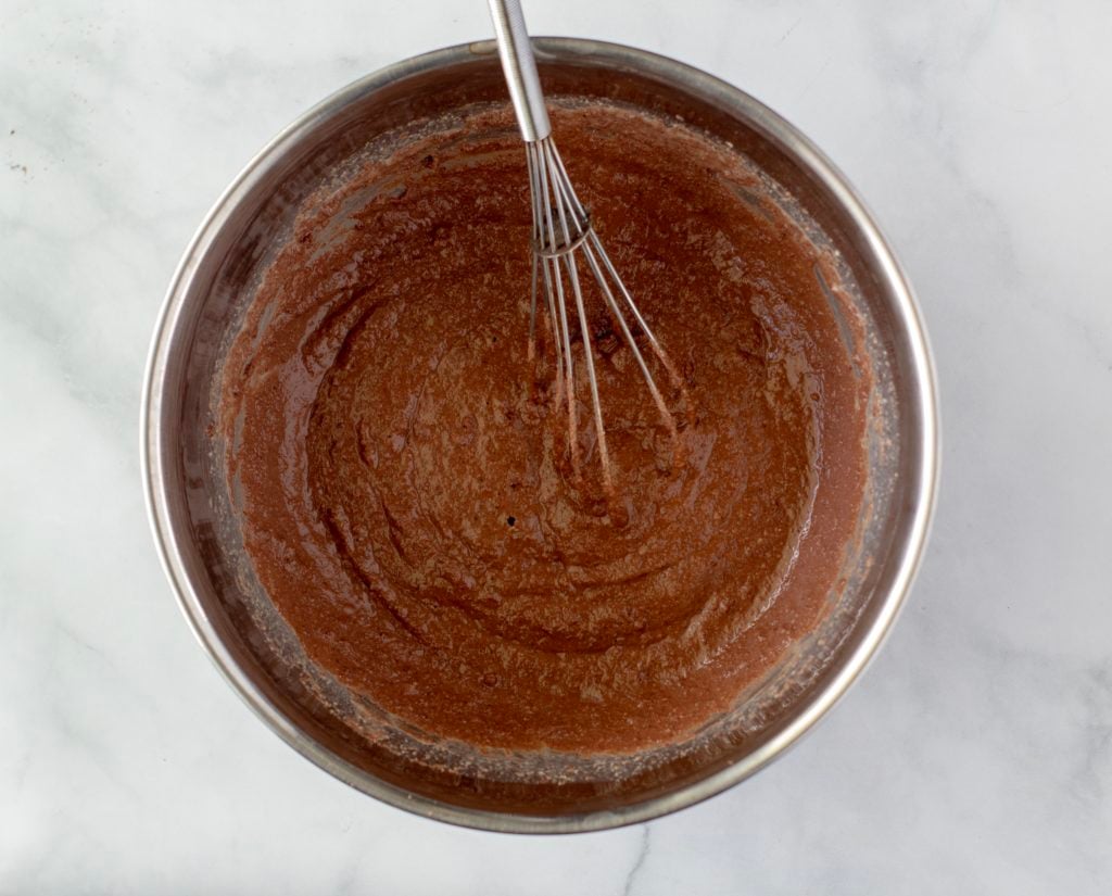 keto chocolate cupcake batter