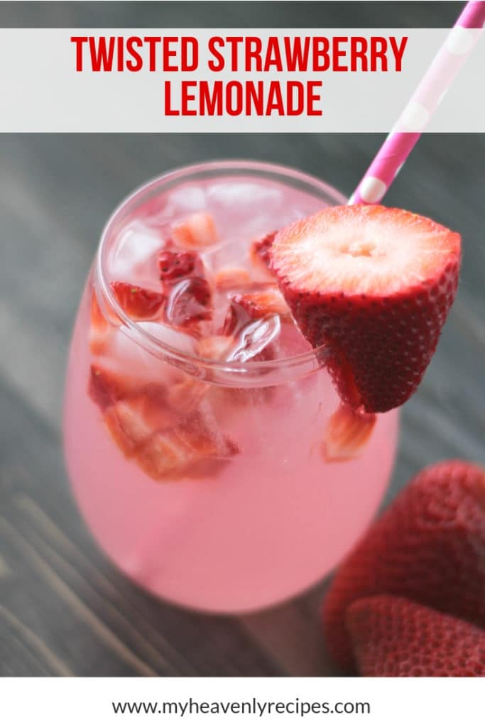Refreshing Strawberry Lemonade Vodka Cocktail