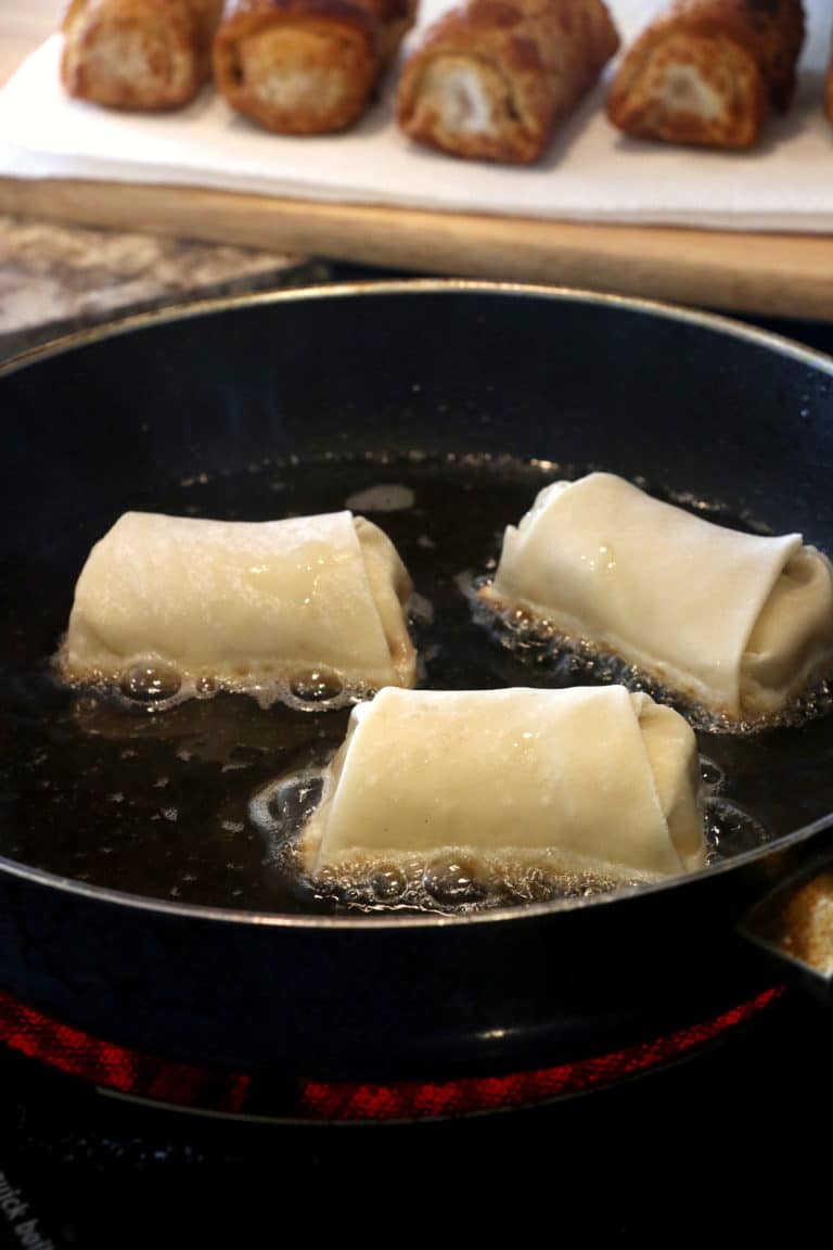 Banana Peanut Butter Dessert Eggroll My Heavenly Recipes