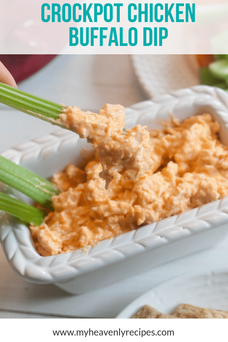 Crockpot Buffalo Chicken Dip Recipe - My Heavenly Recipes