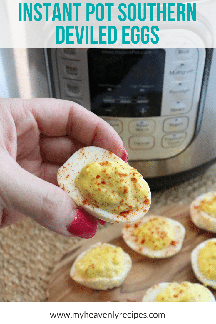 Instant Pot Southern Deviled Eggs + Recipe Video