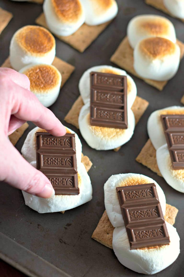 Easy Oven Baked S'Mores Recipe My Heavenly Recipes