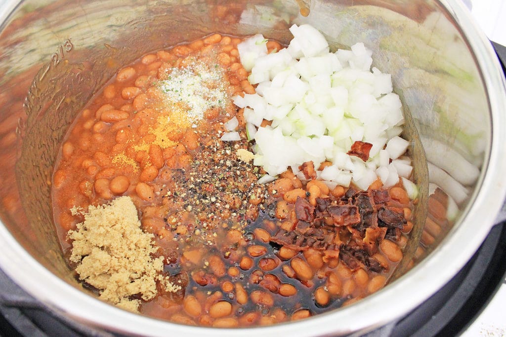 bean ingredients in the Instant Pot