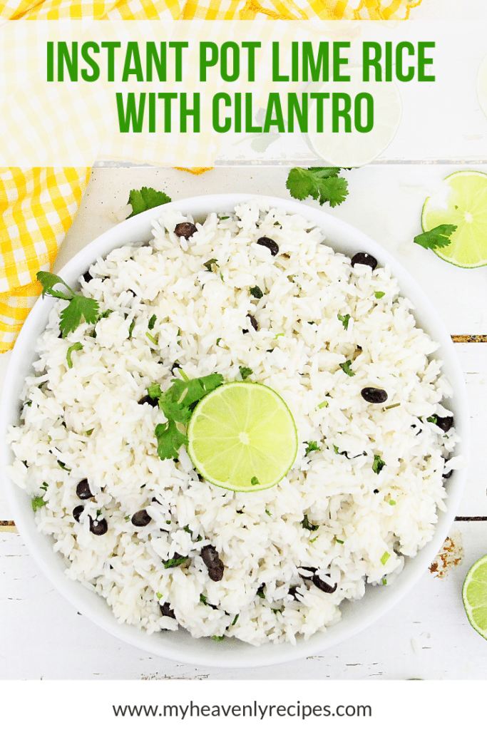 Instant Pot Lime Rice with Cilantro recipe