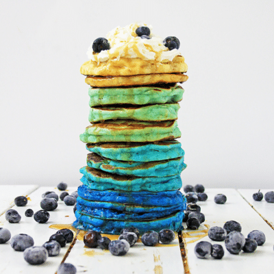 Ombre Blueberry Pancake Recipe