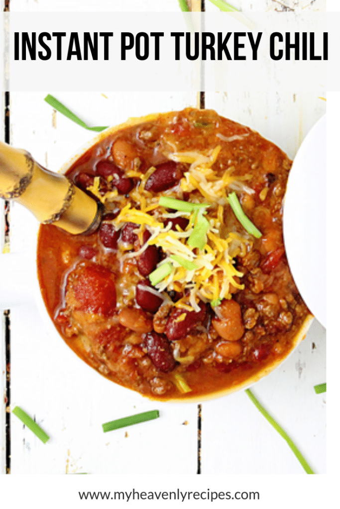 Instant Pot turkey chili