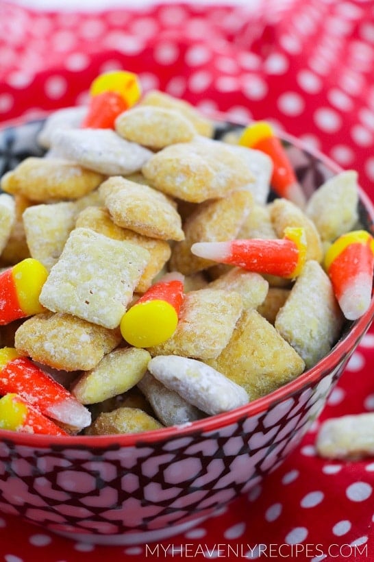 Candy Corn Muddy Buddies