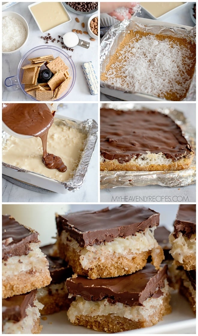 Homemade Mounds Bars My Heavenly Recipes