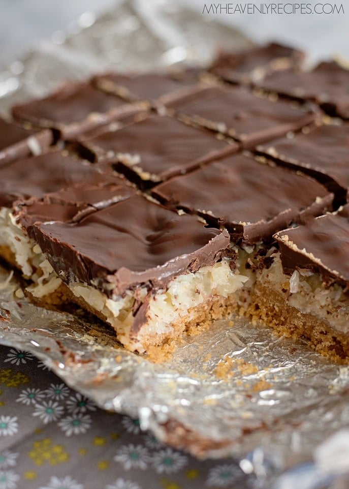 Homemade Mounds Bars My Heavenly Recipes