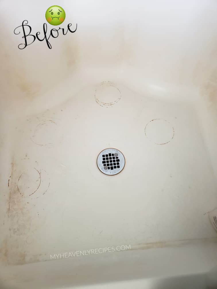Orange Rust Stains Off Your Shower, How To Clean Black Stains On Bottom Of Bathtub
