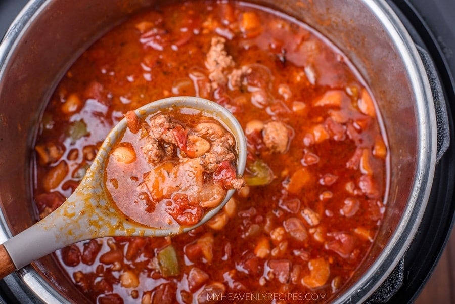 Instant pot 2025 sausage chili