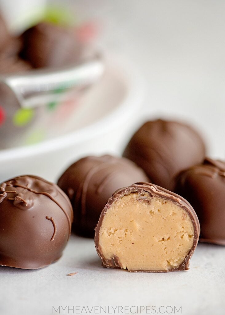 4 Ingredient Peanut Butter Balls Recipe - My Heavenly Recipes