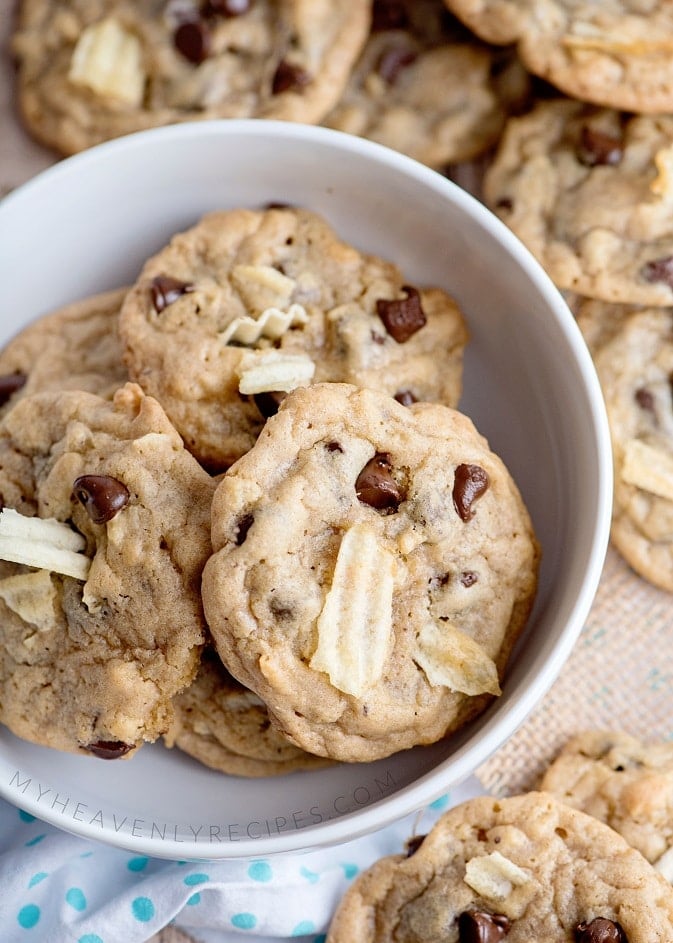 Potato Chip Cookies - My Heavenly Recipes