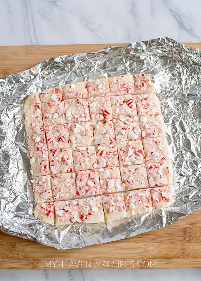 Easy Peppermint Fudge - My Heavenly Recipes