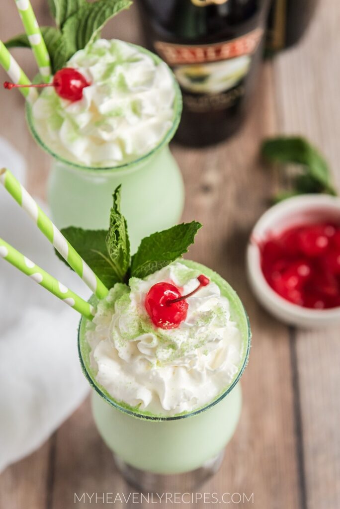 A Boozy Shamrock Shake for St. Patrick's Day