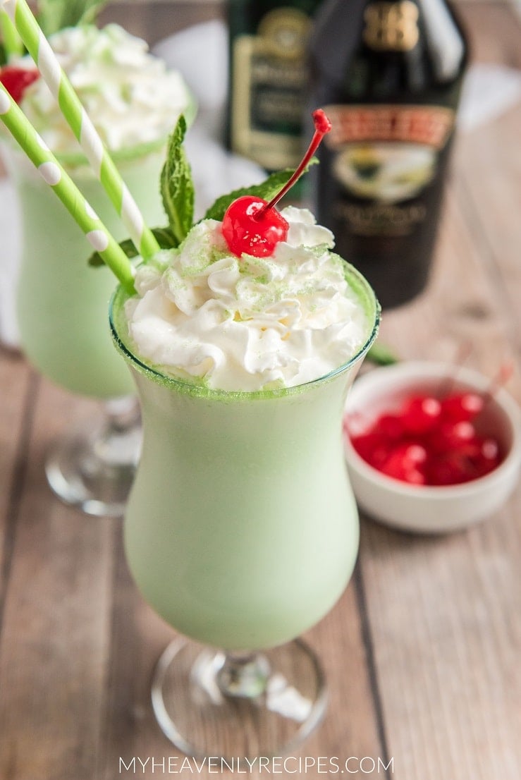 A Boozy Shamrock Shake for St. Patrick's Day