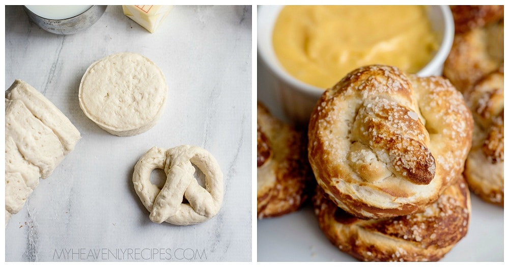 Make Canned Biscuits into Pretzels