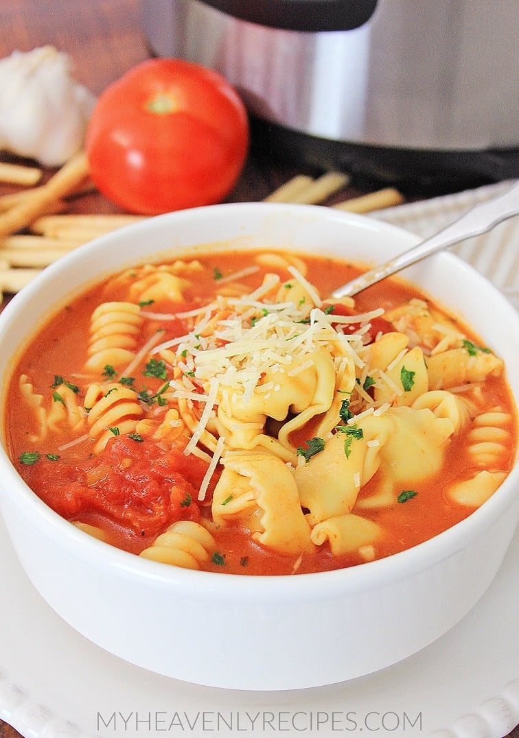 Instant Pot Chicken Parmesan Soup