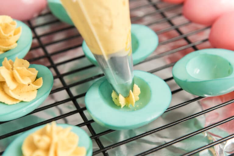 Colored Deviled Eggs for Easter My Heavenly Recipes