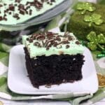Andes Mint Poke Cake