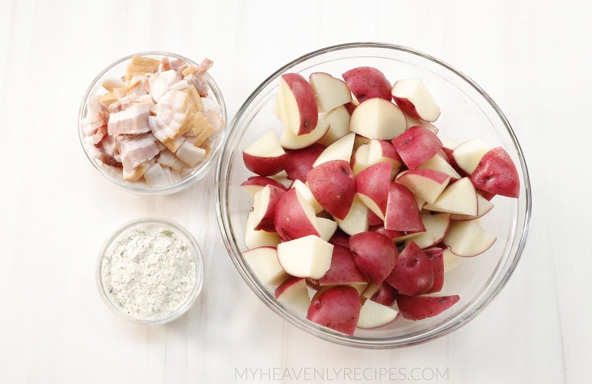 Bacon Ranch Roasted Potatoes