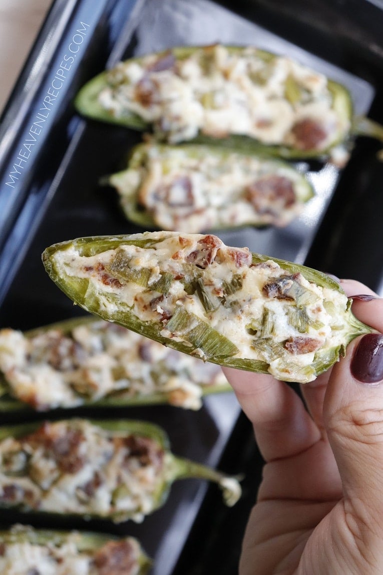 Bacon Stuffed Jalapeno Peppers