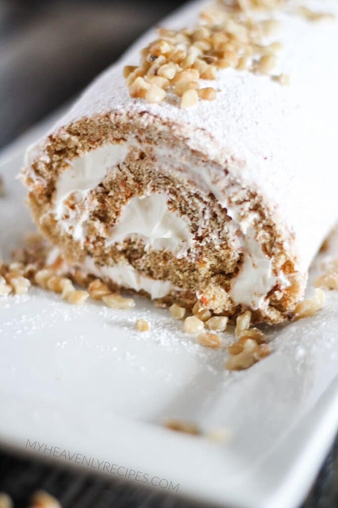 Carrot Cake Roll Rec