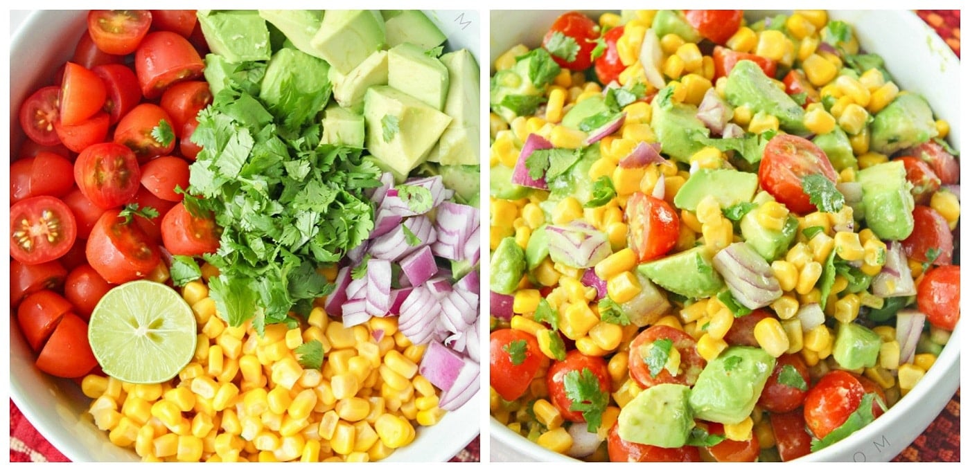 Avocado, Corn, and Tomato Salad My Heavenly Recipes