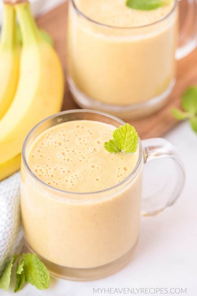 The Best Banana Smoothie Recipe - My Heavenly Recipes