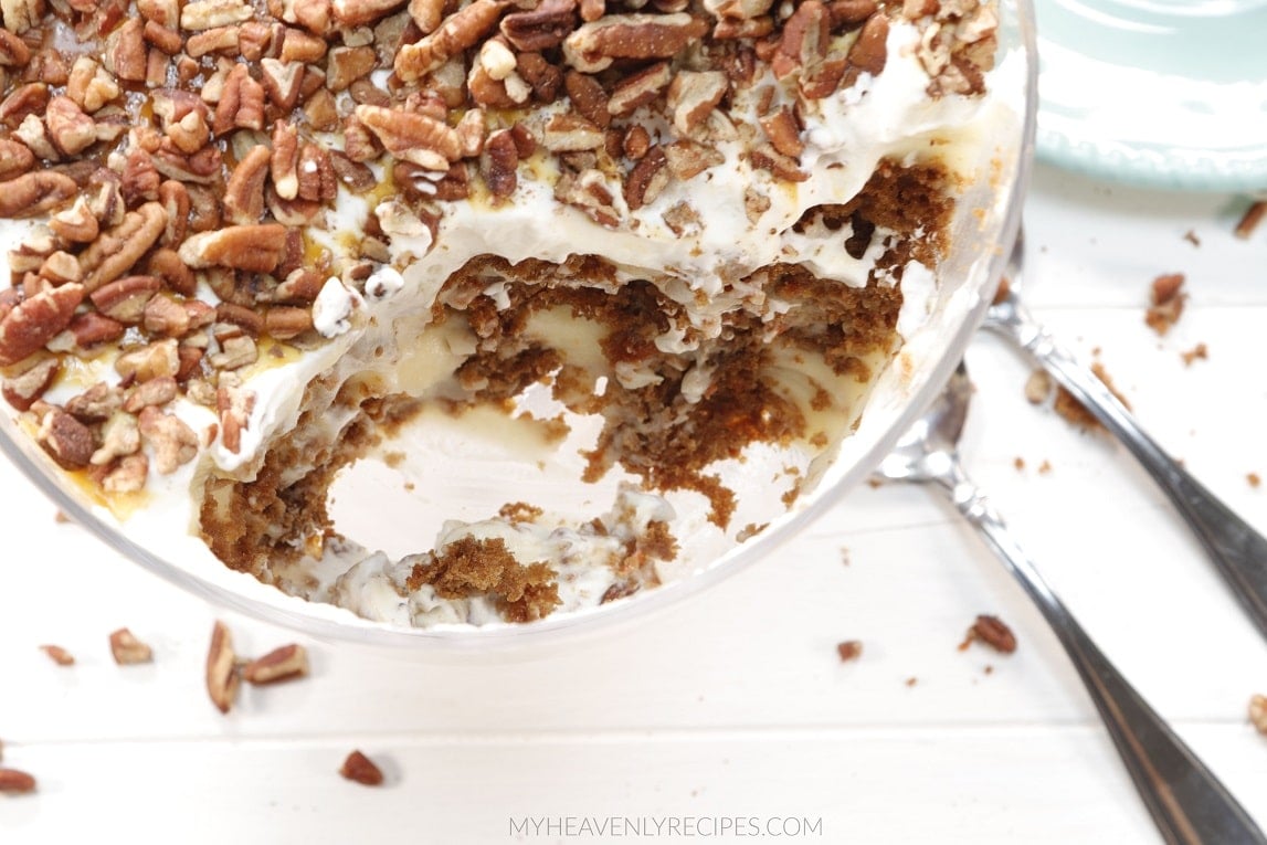 Carrot Cake Cheesecake Pudding Trifle