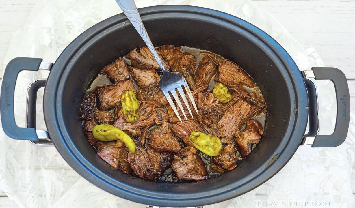 Slow Cooker Mississippi Pot Roast - Simple Slow Cooker Recipes