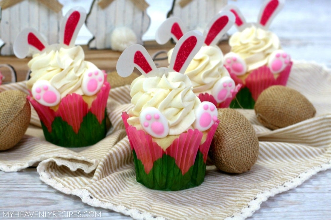 Easter Bunny Cupcakes