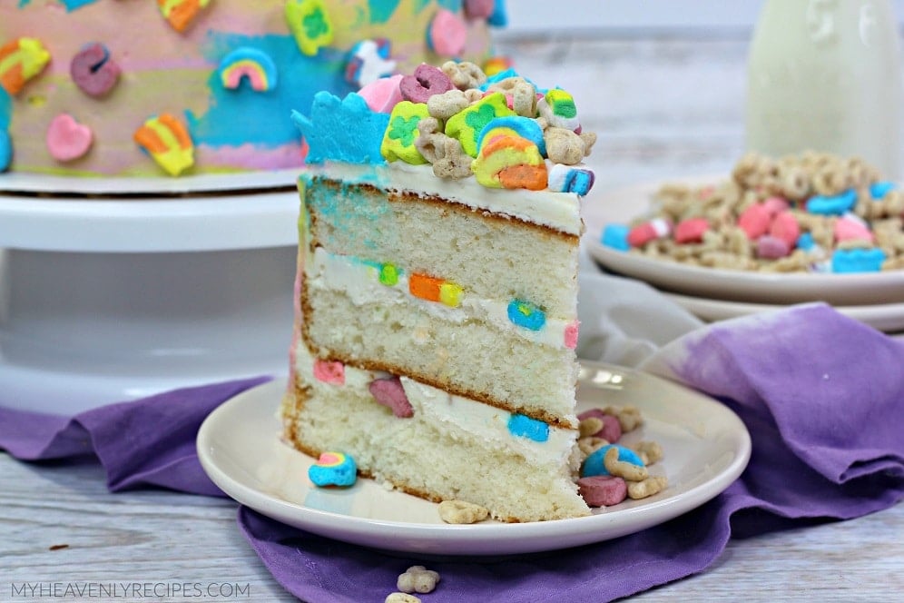 Lucky Charms Layer Cake - The Cake Chica