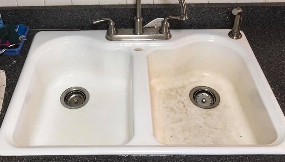 DIY Porcelain Sink Cleaner