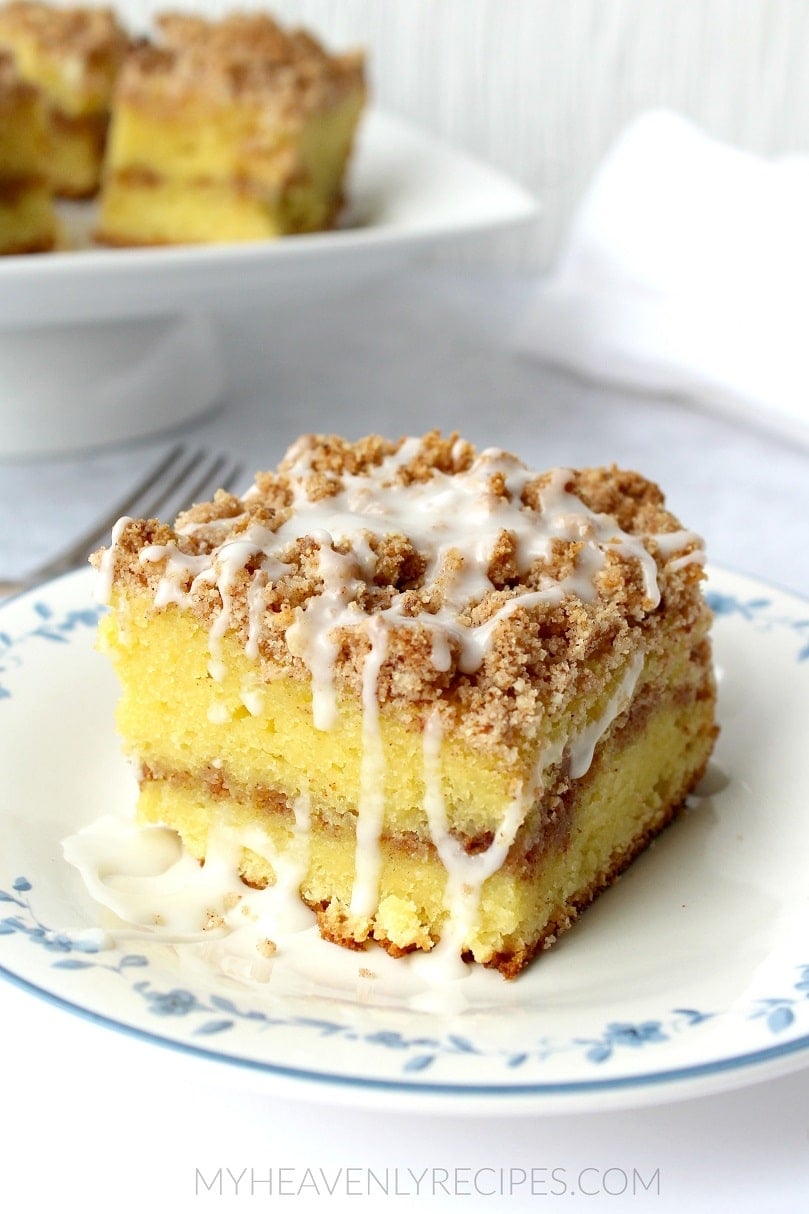 Keto Coffee Cake - My Heavenly Recipes