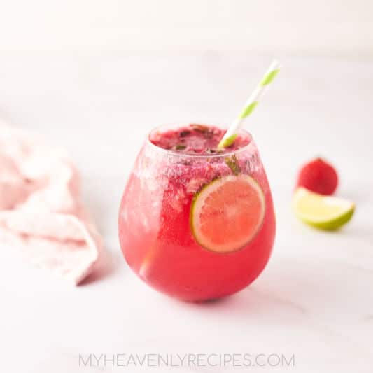 Strawberry Mojito Mocktail