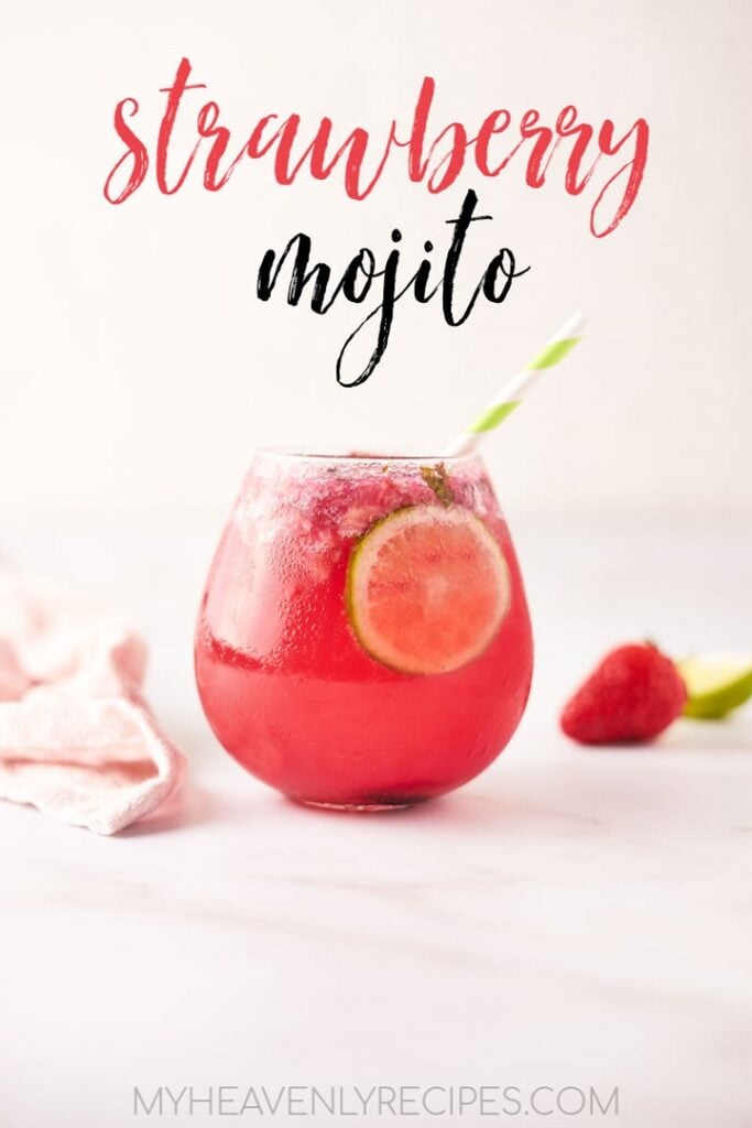 Best Non-Alcoholic Strawberry Mojito (Mocktail) - Markie's Kitchen