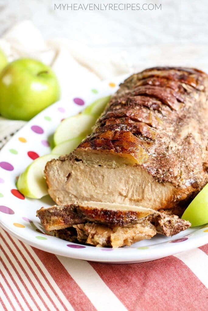 slow cooker apple pork