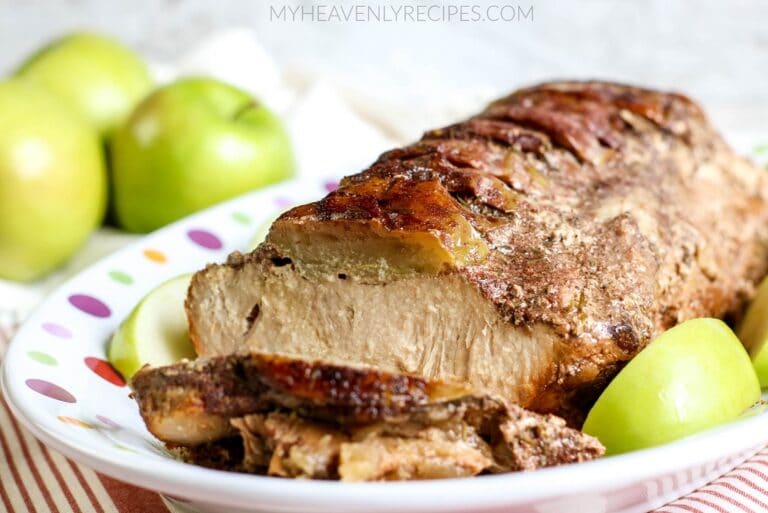 Crockpot Apple Pork Loin Recipe My Heavenly Recipes