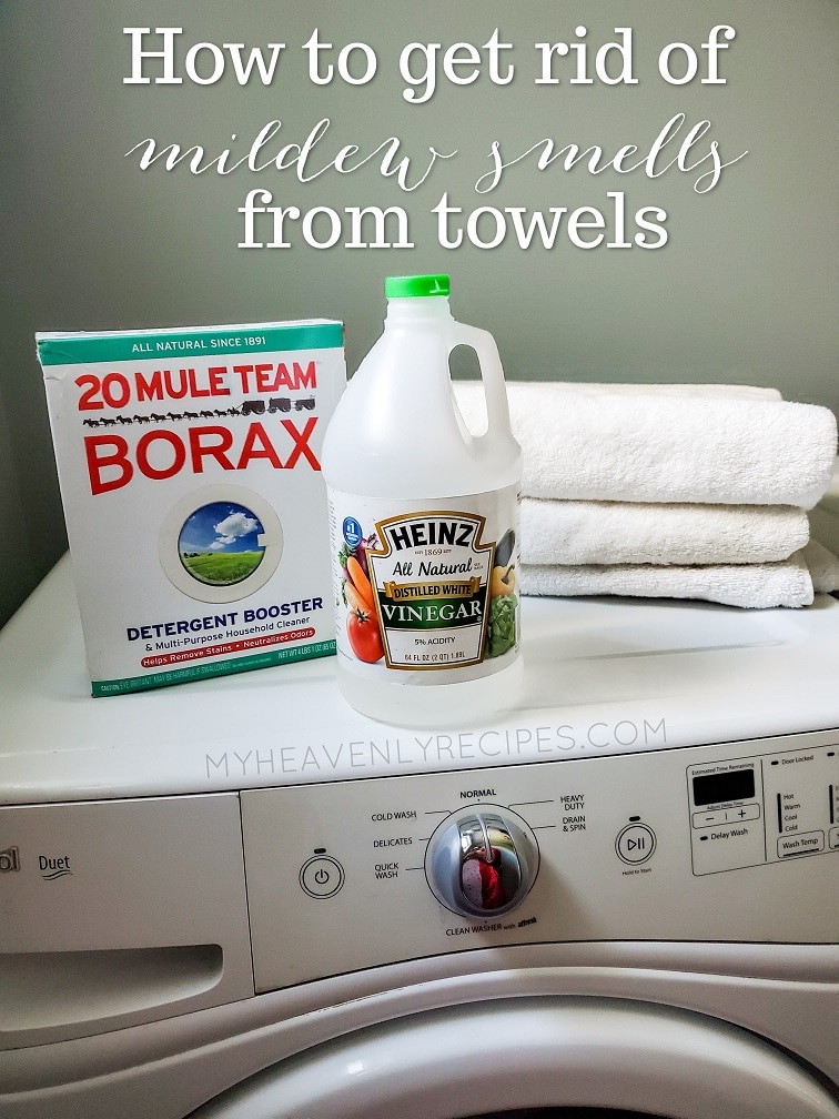 how to get rid mildew smells towels 1