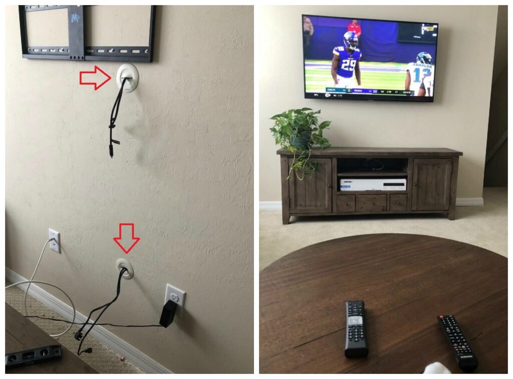 How To Hide TV Wires In Or On The Wall - ECHOGEAR