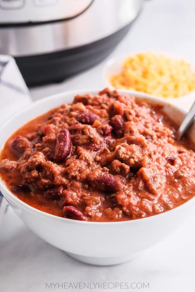 Easy Instant Pot Chili Recipe My Heavenly Recipes